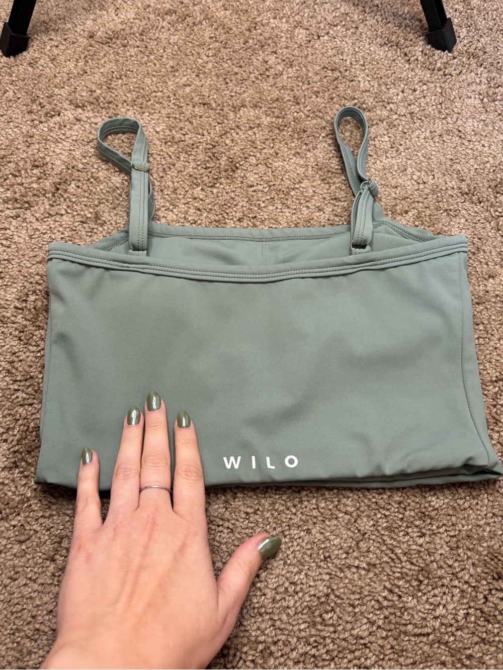 WILO The Label Sage Green Sports Bra - Picture 3 of 3